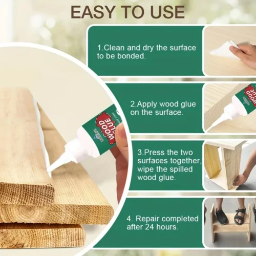 Colla falegnameria WHILELIFE 80g impermeabile adesione forte rapida asciugatura