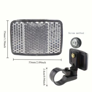 Riflettori mountain bike guida notte riflesso fisico facile installazione