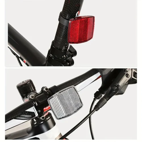 Riflettori mountain bike guida notte riflesso fisico facile installazione