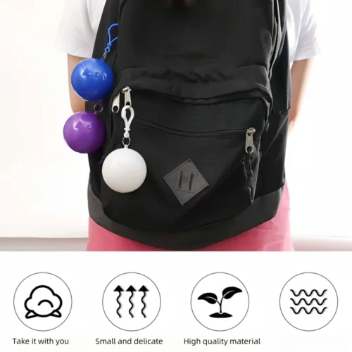 3pz impermeabili emergenza adulti cerniera multicolori campeggio ciclismo