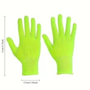 3paia guanti fluorescenti riutilizzabili sport festa escursionismo street dance