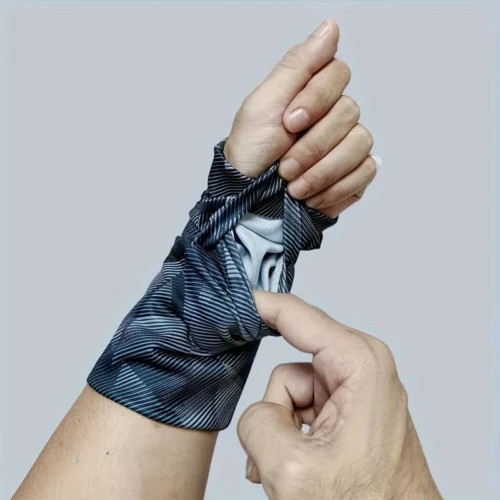 Portafoglio polso M sportivo geometrico tasca cerniera telefono monete