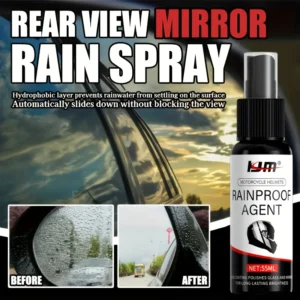 Spray casco moto KJM idrorepellente UV cera liquida perle acqua protezione