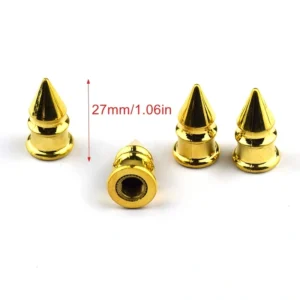 4pz tappi valvola pneumatici metallo cromato Pagoda lega alluminio compatibili