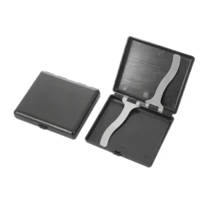 1pz portasigarette classico uomo plastica satinata capacità 20 sigarette 80mm