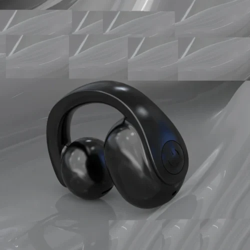 Mini auricolari wireless monouso NERI 30h HD chiamate musica lavoro sport