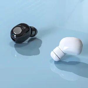 Cuffia Wireless BIANCA Compatta In-Ore Microfono Ricarica USB Tipo C Android