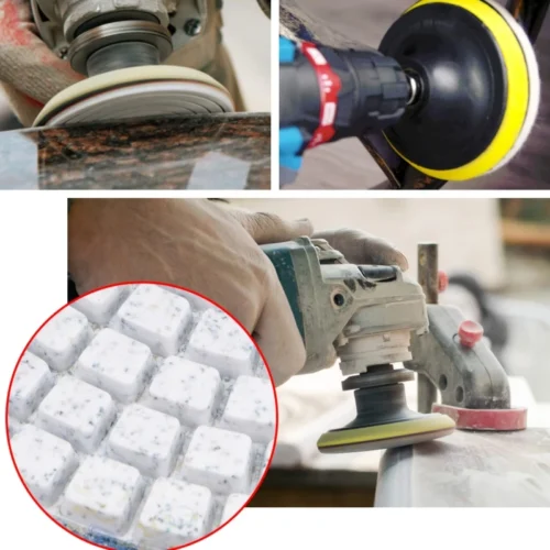Kit 50pz pad lucidatura diamante granito marmo porcellana calcestruzzo