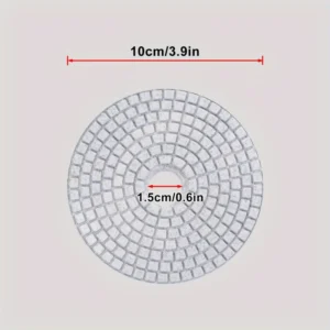 Kit 50pz pad lucidatura diamante granito marmo porcellana calcestruzzo