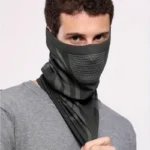 Maschera da sci grigia uomo sport outdoor calda traspirante multifunzionale