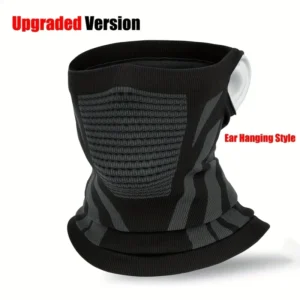 Maschera da sci grigia uomo sport outdoor calda traspirante multifunzionale