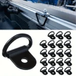 10pz ancoraggi cinghie metallo anello D acciaio inox fissaggio carichi