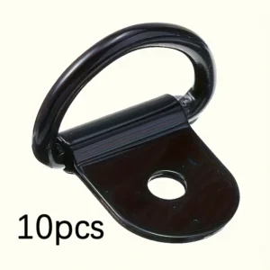 10pz ancoraggi cinghie metallo anello D acciaio inox fissaggio carichi