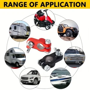 2pz terminali batteria auto connettori pos/neg compatibili auto camion furgoni