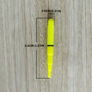 2pezzi Luce pesca elettronica LED verde alta luminosità outdoor acqua