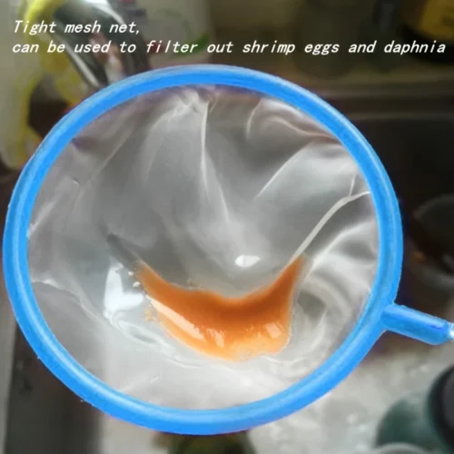 5pz mini reti pesca pvc blu alta densità pulizia mare pesce piscina