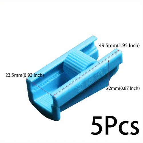 5pz regolatore flusso tubo valvola controllo acqua regolabile plastica