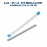CAVO FLAT FLEX 14 PIN MODULO RICARICA CONTROLLER JOYPAD PER PS4 PLAYSTATION 4