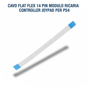 CAVO FLAT FLEX 14 PIN MODULO RICARICA CONTROLLER JOYPAD PER PS4 PLAYSTATION 4