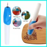 Penna Fresa Incisore Elettrico per Scrivere Metalli Vetro Ferro legno plastica