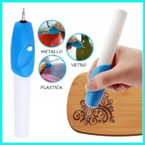 Penna Fresa Incisore Elettrico per Scrivere Metalli Vetro Ferro legno plastica