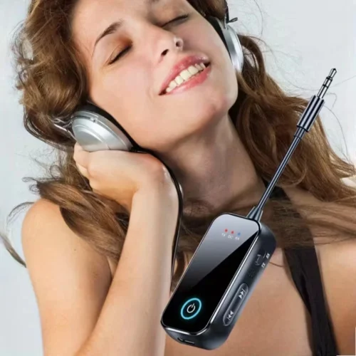 Adattatore Musicale Wireless a Doppia Porta 5.4 Ricevitore Audio Bluetooth