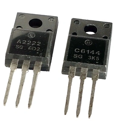 Lotto 2 Pezzi 2SA2222 + 2SC6144 – IC – A2222 C6144 Circuiti Integrati