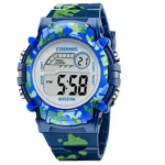 Orologio Mimetico Bambini Digitale Blue e Nero Water Resistant Bimbi