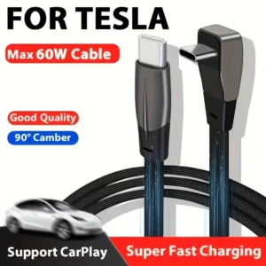 Cavo di ricarica e dati USB C Tipo C PD Max 60W stile Wall Connector per Tesla