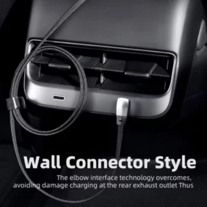 Cavo di ricarica e dati USB C Tipo C PD Max 60W stile Wall Connector per Tesla