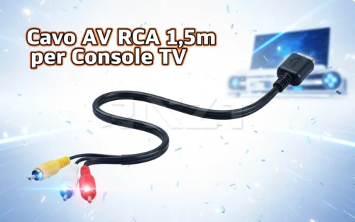 Cavo audio video AV a RCA per console TV Gioco Accessori 1,5m