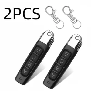 2 Telecomandi da Garage 433Mhz Wireless a Frequenza Radio a Pulsante