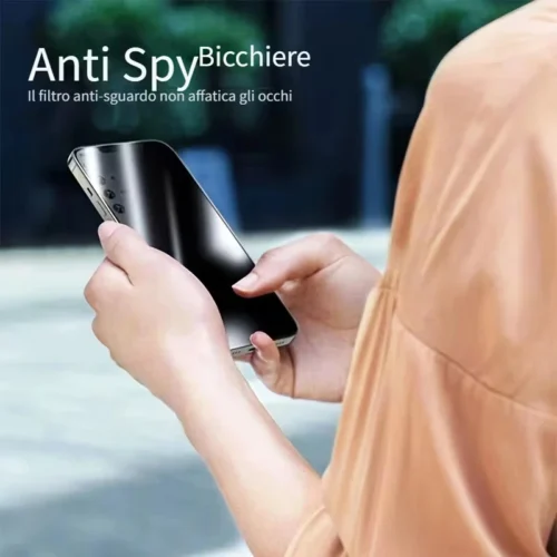Mini Vetro Temperato Pellicola Protettiva Privacy per iPhone 16 Pro Air Vetro