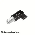 Adattatore USB C Femmina a MIDI 90 Gradi USB C Maschio a USB B per Stampanti