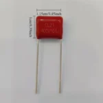 5 pezzi Capacitori di tensione versatile per transistori 104/250V elettronici