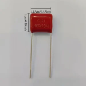 5 pezzi Capacitori di tensione versatile per transistori 104/250V elettronici