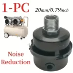 Silenziatore filtro aria in ferro G1/2 filettato da 20 mm compressore Rumore