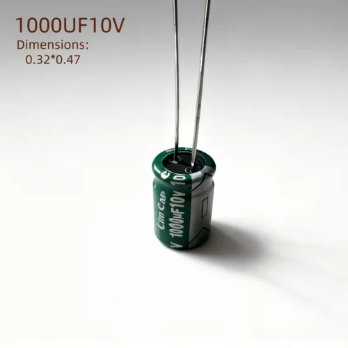 2 pezzi Condensatore Elettrolitico 1000UF10V Ripple Minimizzato