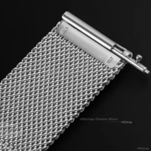 Cinturino Orologio Acciaio Inox 316L 19mm Maglia Sgancio Rapido Uomo