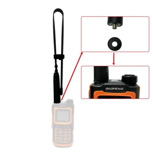 Antenna Baofeng VHF UHF 144/430MHz SMA Femmina 47cm UV-5R UV-82