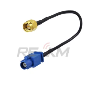 Cavo Antenna GPS SMA Maschio a Fakra C Blu 15cm per Autoradio Navigatore