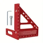 Squadra Falegname 3D Multiangolo 22,5-90° con Righello Metallo Precisione