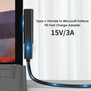Adattatore USB-C Magnetico per Surface 45W PD Pro Laptop Go Ricarica