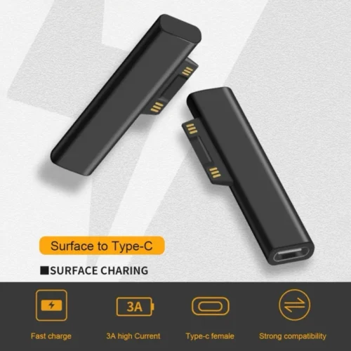 Adattatore USB-C Magnetico per Surface 45W PD Pro Laptop Go Ricarica