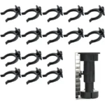 16pz Ganci Battiscopa Cucina 27mm Clip Zoccolini Piedini Mobili Facile Montaggio