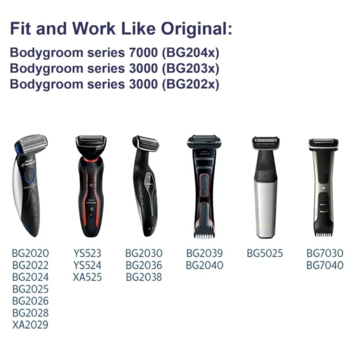 Testa Ricambio Bodygroom Philips Serie 3000 7000 BG TT Compatibile