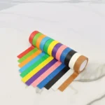 12 Rotoli Nastro Carta Colorato 1,5cm Imbianchino Fai Da Te Decorazioni