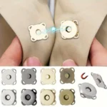 8 Paia Bottoni Magnetici da Cucire 14mm per Borse Cucito Fai Da Te