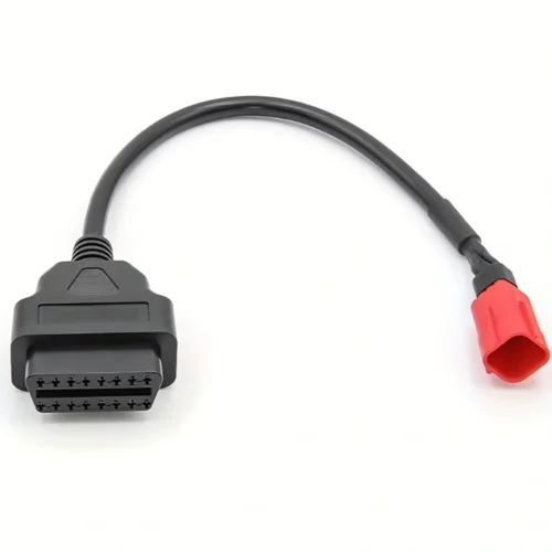 Cavo Diagnostico OBD2 Adattatore 6 Pin a 16 Pin per Moto Honda Suzuki