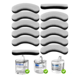 12 Filtri Fontana Acqua Cani Gatti Compatibili WF050 WF100 Carbone Attivo